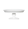 White cake stand on a white background