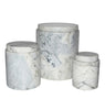 White Marble Container With Lid