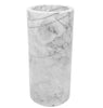White Marble Cylindrical Vase