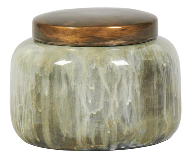 SUBTLE MELT JARS WITH BRONZE LID