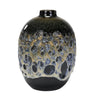 Volcanic Gold Navy Vase