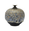 Volcanic Gold Navy Vase