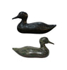 Two cermaic duck sculpture
