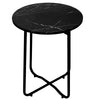 Black Marble Side Table