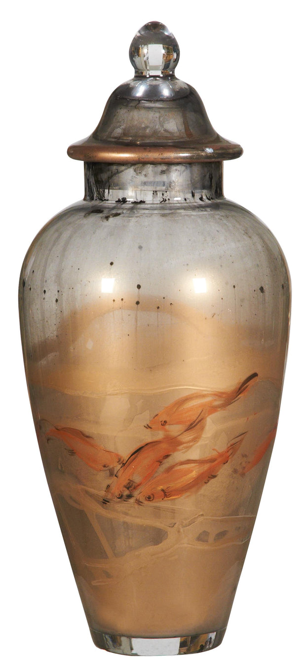 Luminous Fish Jar with Lid