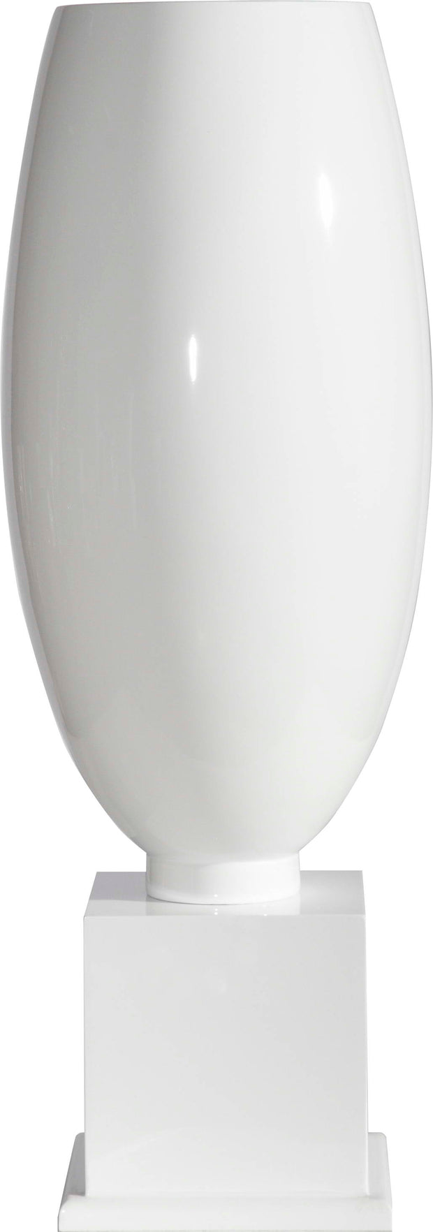 OBLONG VASE ON BASE