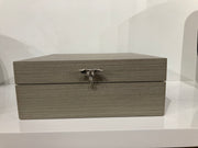 Wooden Hinged Keepsake Box with Steer Latch