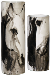 Horse Portrait Vase