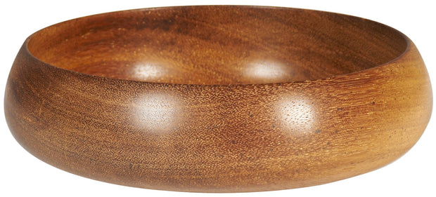 Wooden Bowl with Rounded Edge