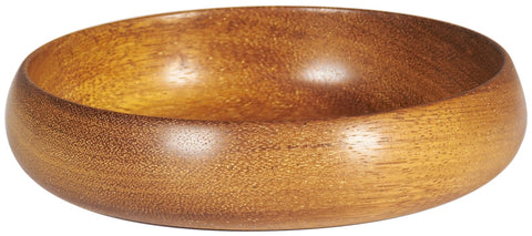 Wooden Bowl with Rounded Edge