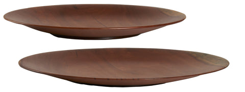 Wooden Flat Edge Plate