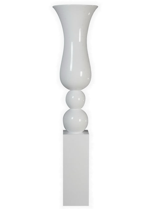 Trumpeted Vase on Display Pillar
