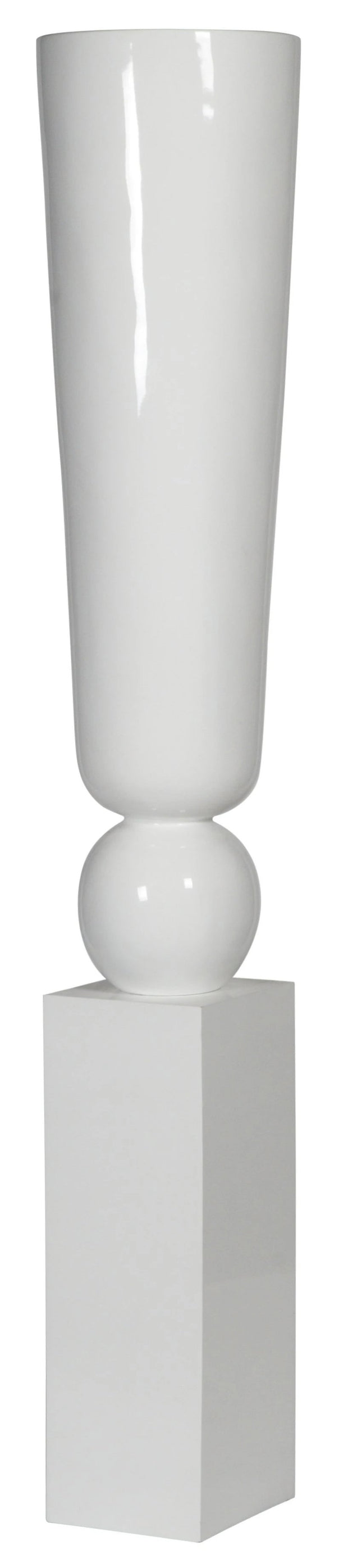 Champagne Vase on Display Pillar