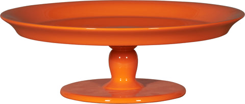 Orange Pedestal Tray
