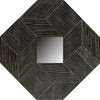 Fanned Wooden Mirror