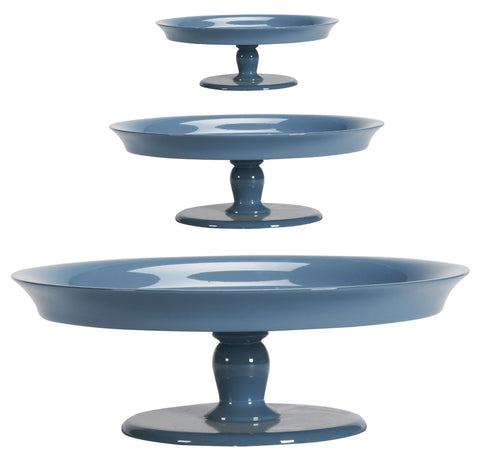 Wedgwood Blue Pedestal Platter