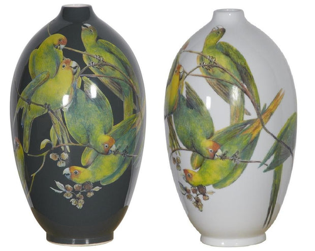 Macaw Small Neck Vase