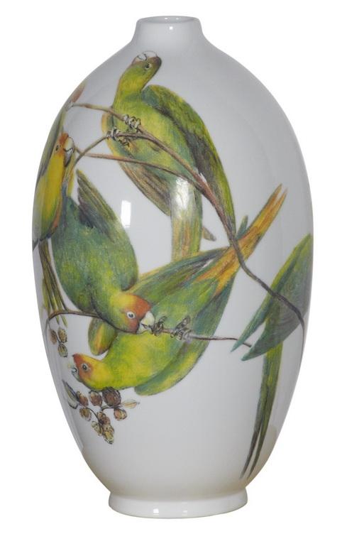 Macaw Small Neck Vase