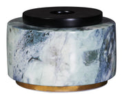 Blue Granite with Black Wood Lid