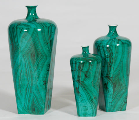 Malachite Jade Vase