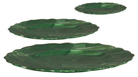 Malachite Round Plate