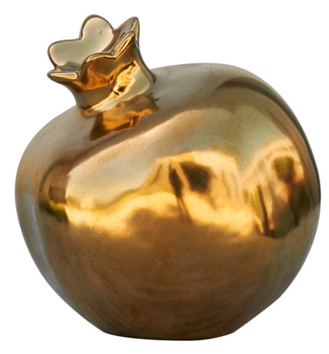 Golden Pomegranate Sculpture