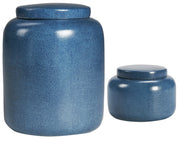 Blue Shagreen Jar