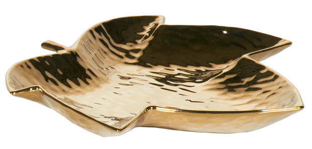 Golden Sycamore Leaf Plate