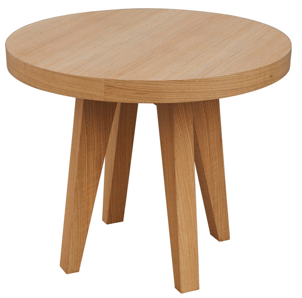 Oak Veneer Pedestal Table
