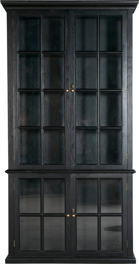 Antique Black 2 Decor Cabinet Large