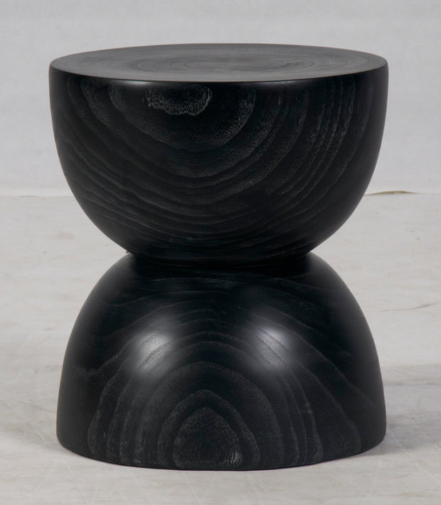 Black Painted End Table Asma