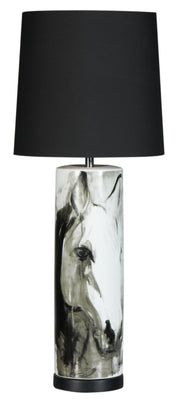 Horse Portrait Black White Lamp
