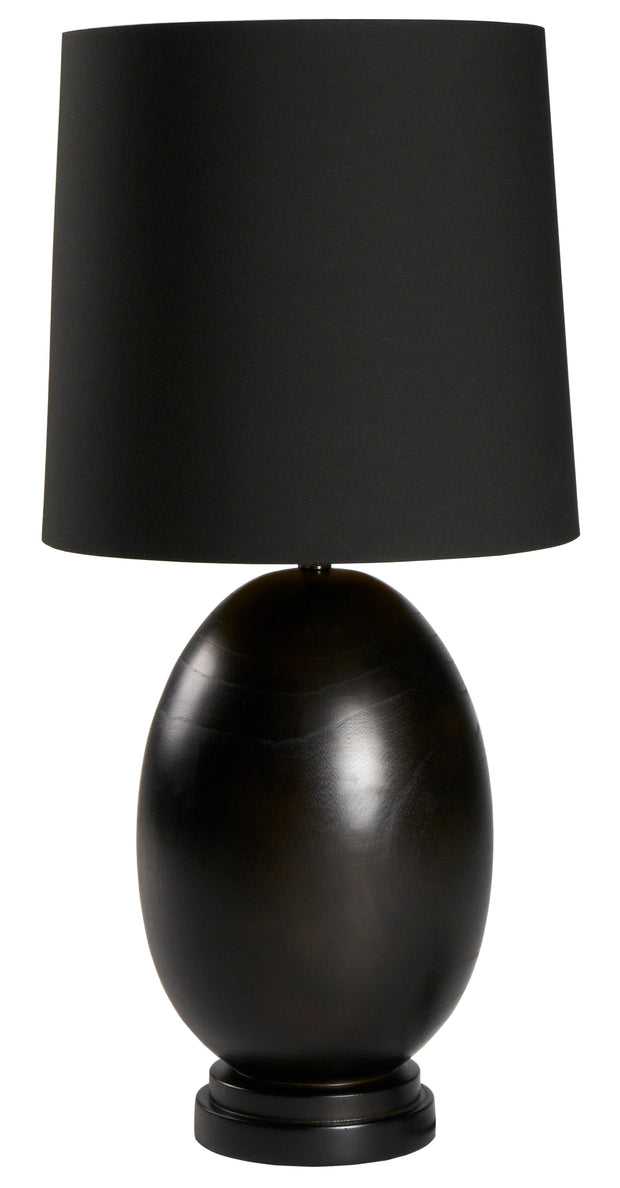 Rounded Wood Lamp