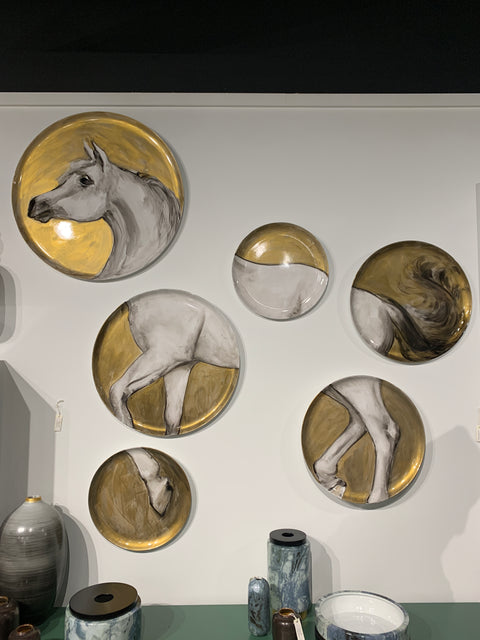 Decorative Horse Plate Set