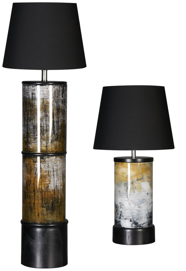 Stormy Black Gold Lamp