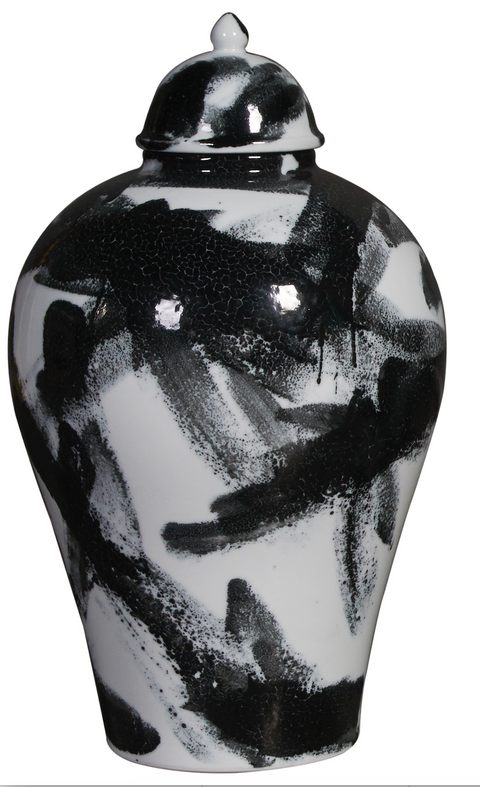 Streaked Ginger Jar