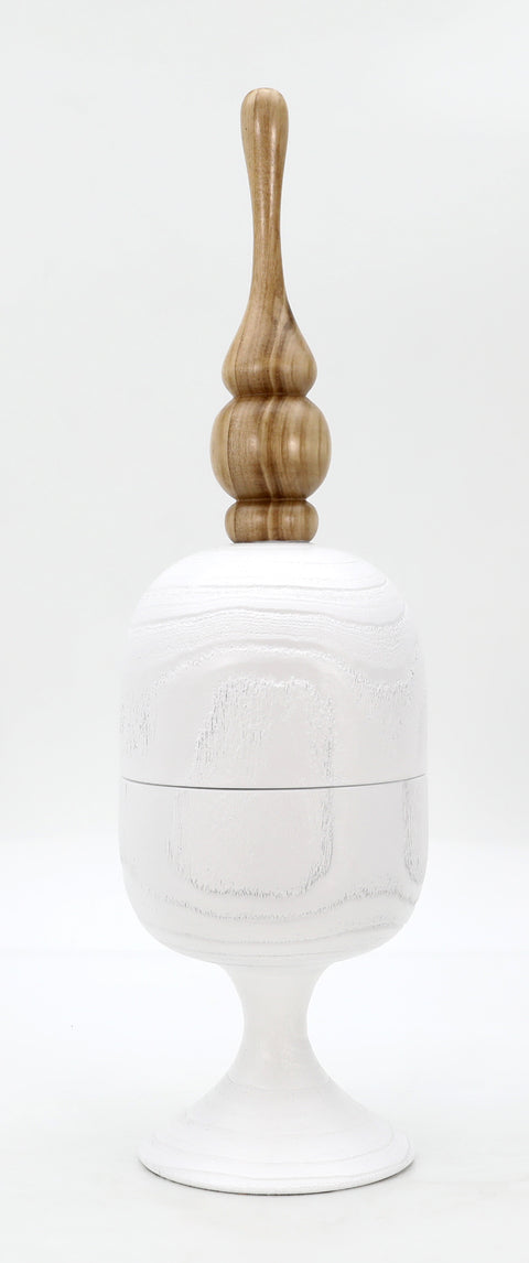 Finial Container with Removable Lid