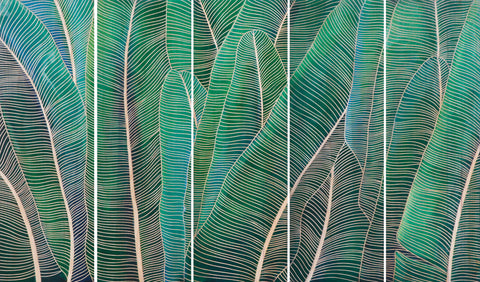 Banana Leaf Scene