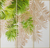 Palm Leaves/Trees White Wall Panel