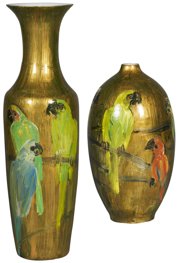 Cluster Gold Vase